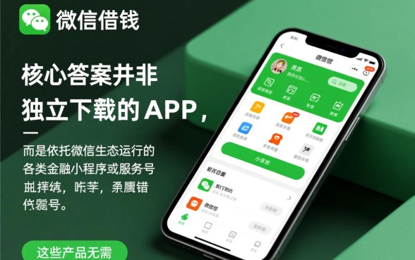 直接用微信借钱的软件有哪些