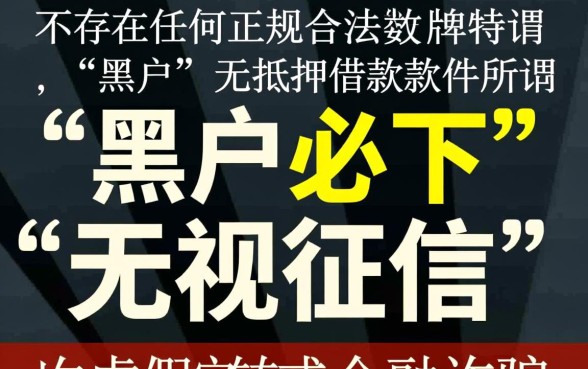 哪个平台黑户都能借款的软件