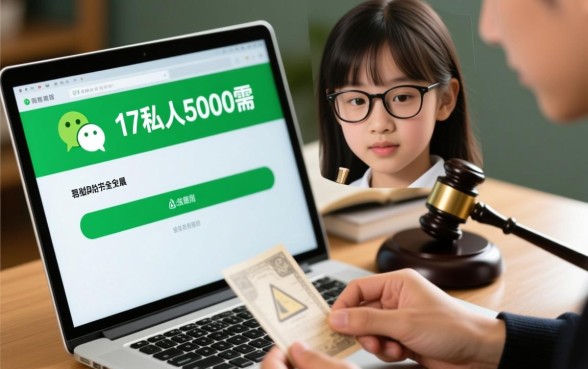 17岁怎么借5000微信