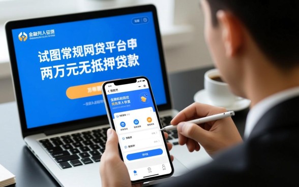 征信黑户想网贷两万怎么办