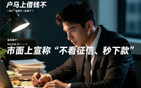 黑户马上借钱不看征信的软件有哪些