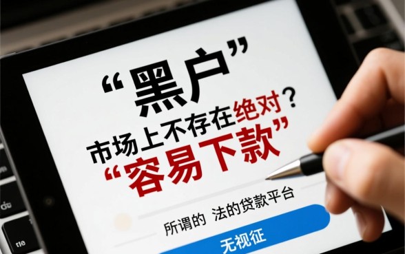 黑户能贷款的平台有哪些