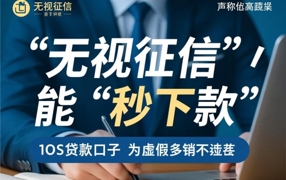 iOS无视征信秒下款的口子是真的吗