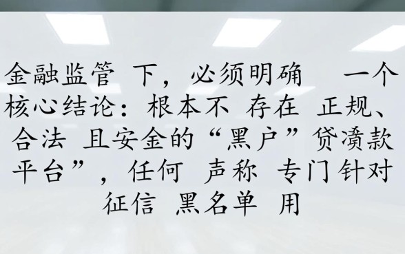 黑户微信有什么好的贷款平台