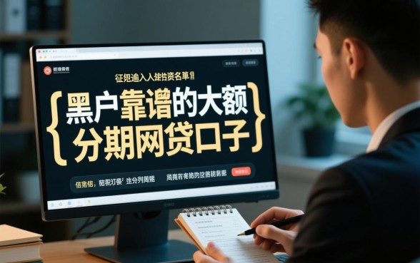 黑户靠谱的大额分期网贷口子有哪些