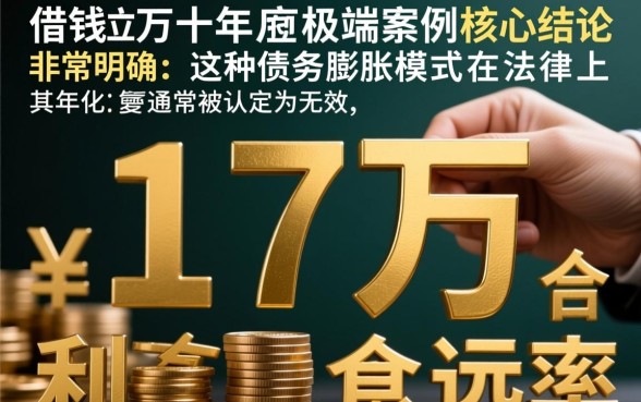 私人借钱3万十年翻了17万