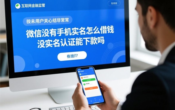 微信没有手机实名怎么借钱呢