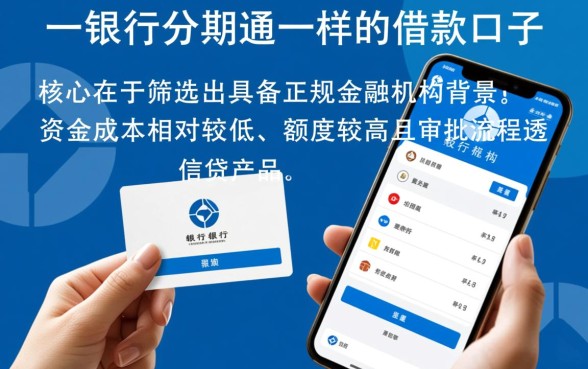 像建行分期通一样的借款口子有哪些