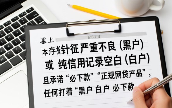 黑户白户必下款的网贷有哪些