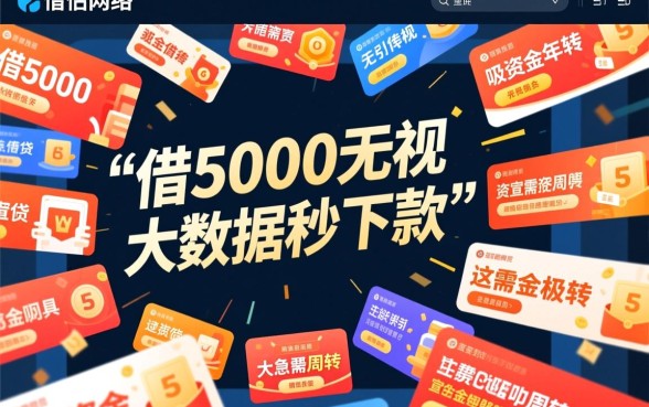 借5000无视大数据秒下款是真的吗