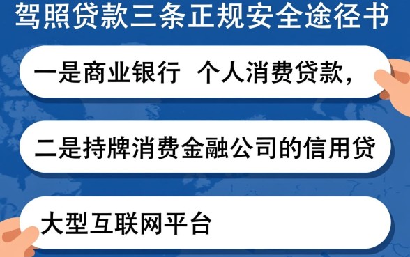 驾照贷款有什么平台可以借