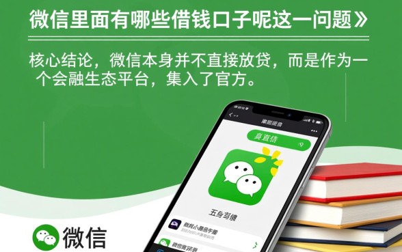 微信里面有哪些借钱的口子呢