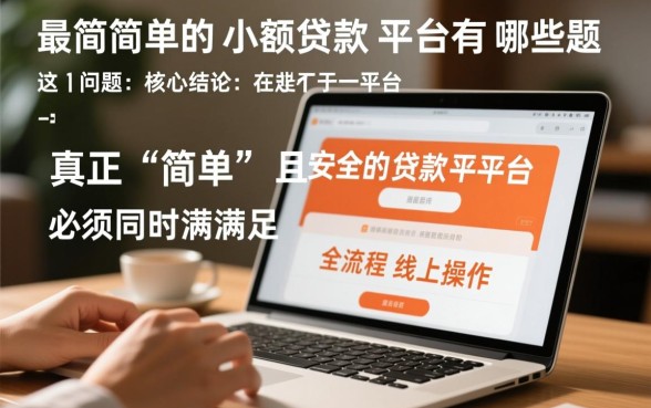 最简单的小额贷款平台有哪些