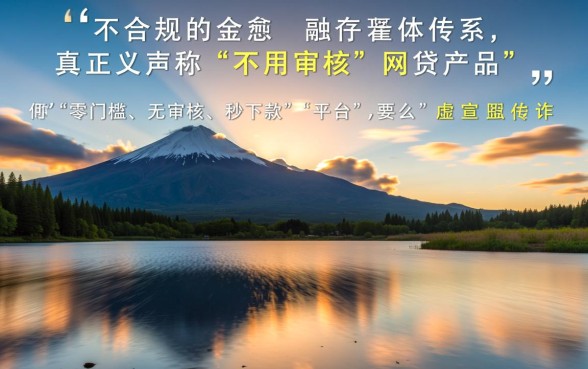 什么网贷不用审核就能通过的