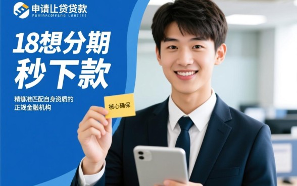 刚满18岁小额贷款分期秒下吗