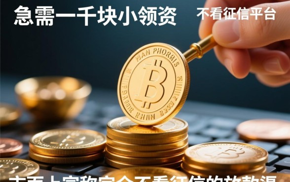 急需一千块不看征信的平台哪里有