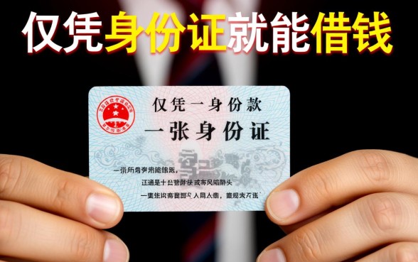 用身份证能借钱的网站有哪些