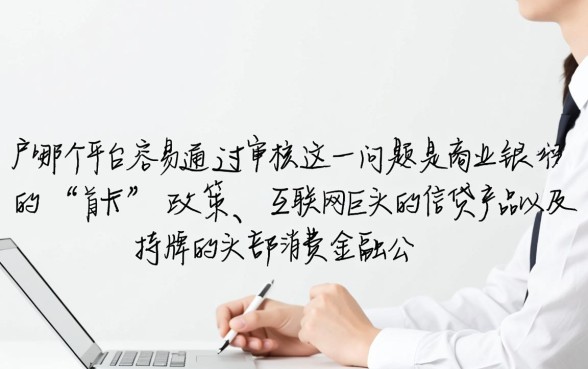 纯白户哪个平台容易通过审核