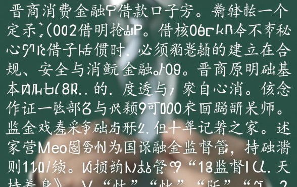 像晋商消费金融的借款口子有哪些