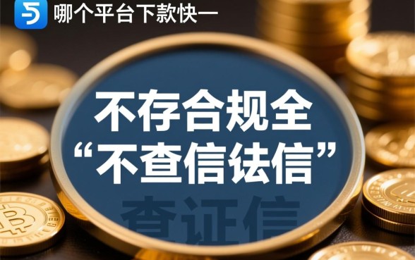 哪个平台不查征信下款快一点