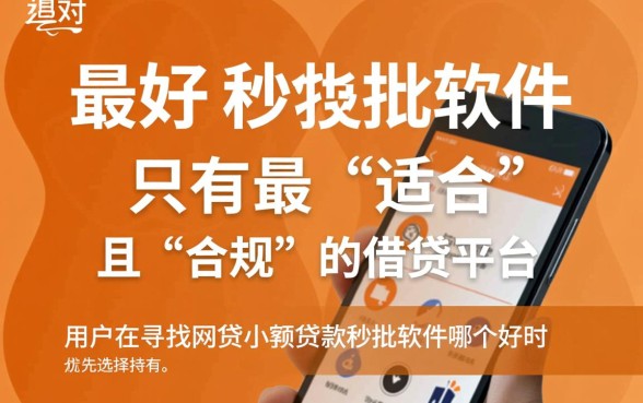 网贷小额贷款秒批软件哪个好