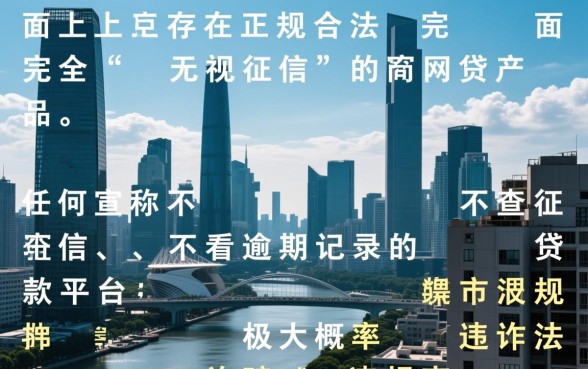 有什么网贷可以无视黑白征信