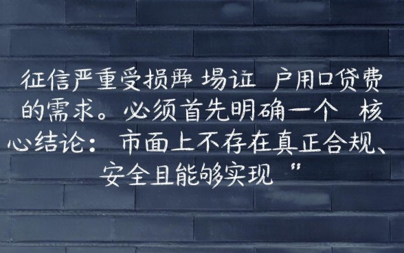 2026年不用征信的口子有哪些