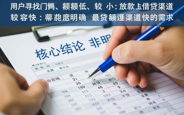 小型平台怎么快速下款