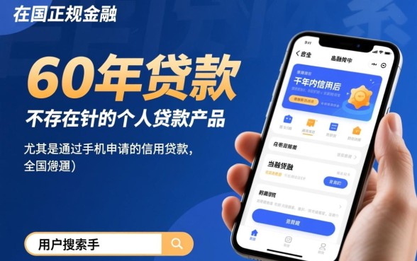 手机什么贷款容易下款60年