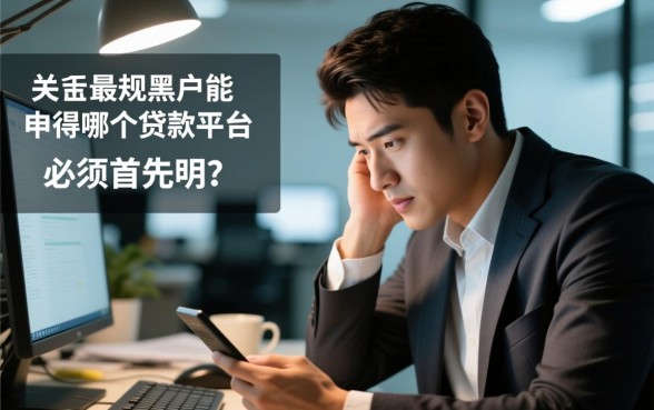 最新黑户能申请哪个贷款平台