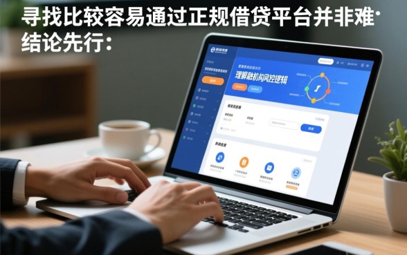 比较容易通过的正规借贷平台