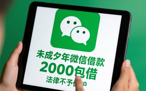 未成年微信借款2000包借是真的吗
