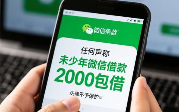 未成年微信借款2000包借是真的吗