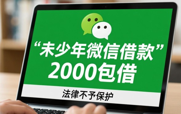 未成年微信借款2000包借是真的吗