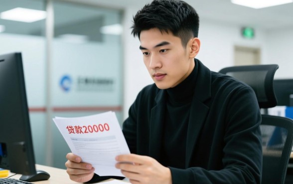 25岁黑户想贷款20000