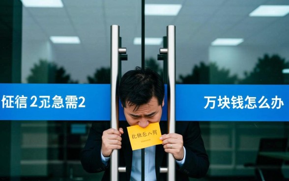 征信黑又急需2万块钱怎么办