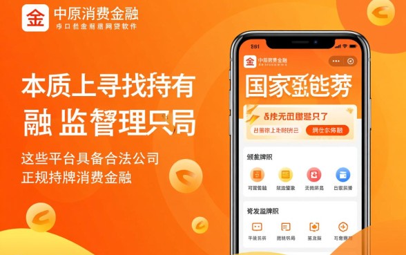 类似中原消费金融的网贷软件有哪些