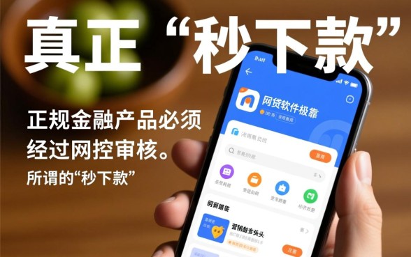 有没有秒下款的网贷软件可靠