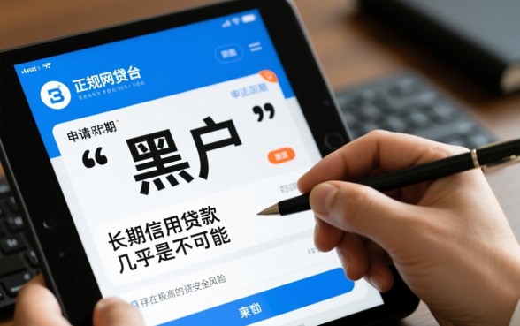 网贷黑户哪里可以贷36期的