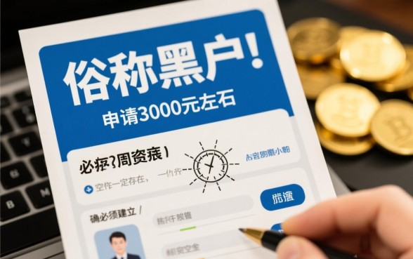 黑户哪里能借到3000
