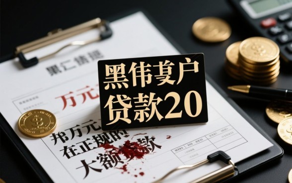 黑户贷款20万哪里比较好贷