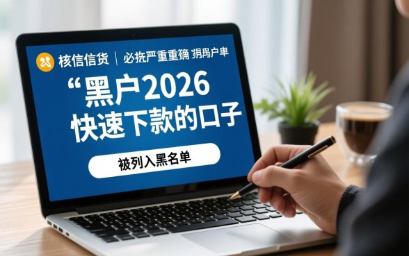 黑户2026快速下款的口子有哪些
