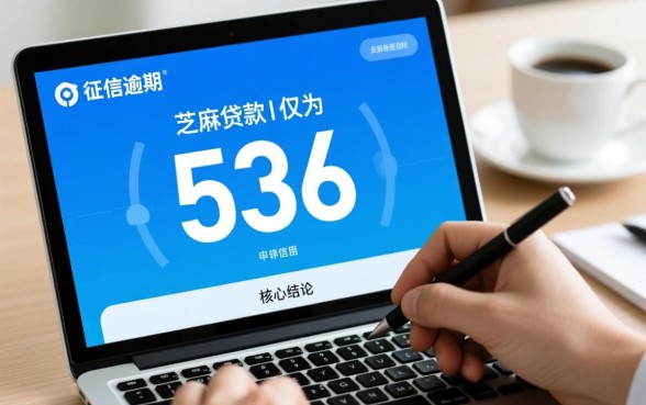 征信有逾期芝麻分536能贷款吗