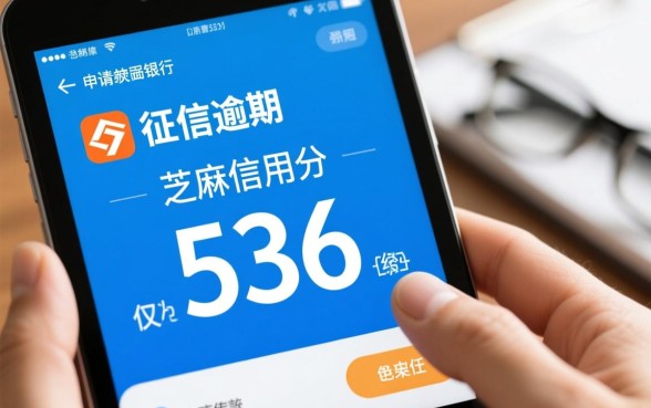 征信有逾期芝麻分536能贷款吗