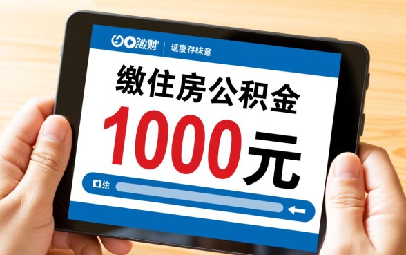 1000住房公积金能贷多少