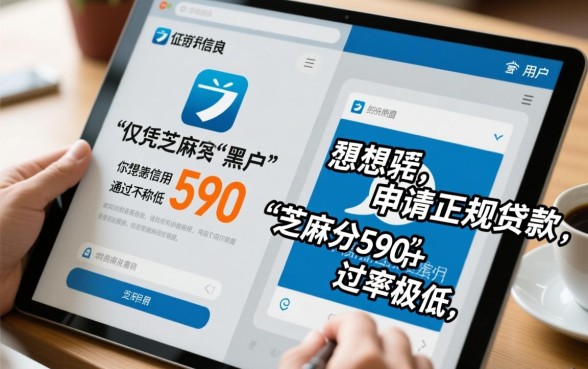 黑户芝麻分590能过贷款吗