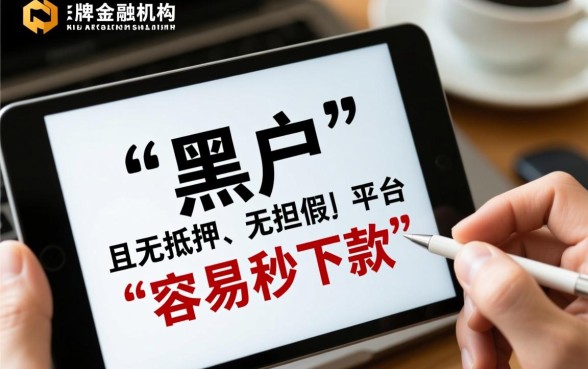 黑户容易下贷款的平台有哪些