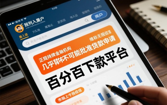 黑户征信不好哪个平台能下款