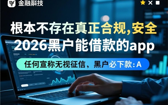 2026黑户能借款的app有哪些