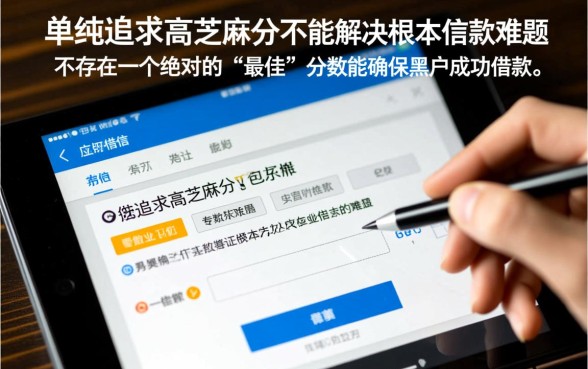 黑户芝麻分多少才最好借款呢